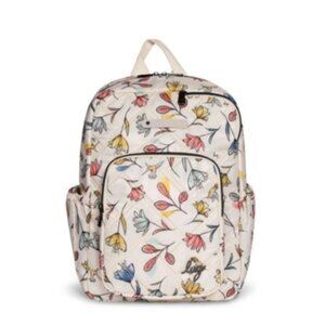 Lug Roadster Backpack - Hummingbird Floral, Stylish Unisex Fabric Travel Pouch M
